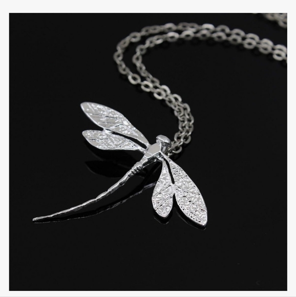 Dragonfly Necklace  Tarnish resistant NP - Picture 4 of 13